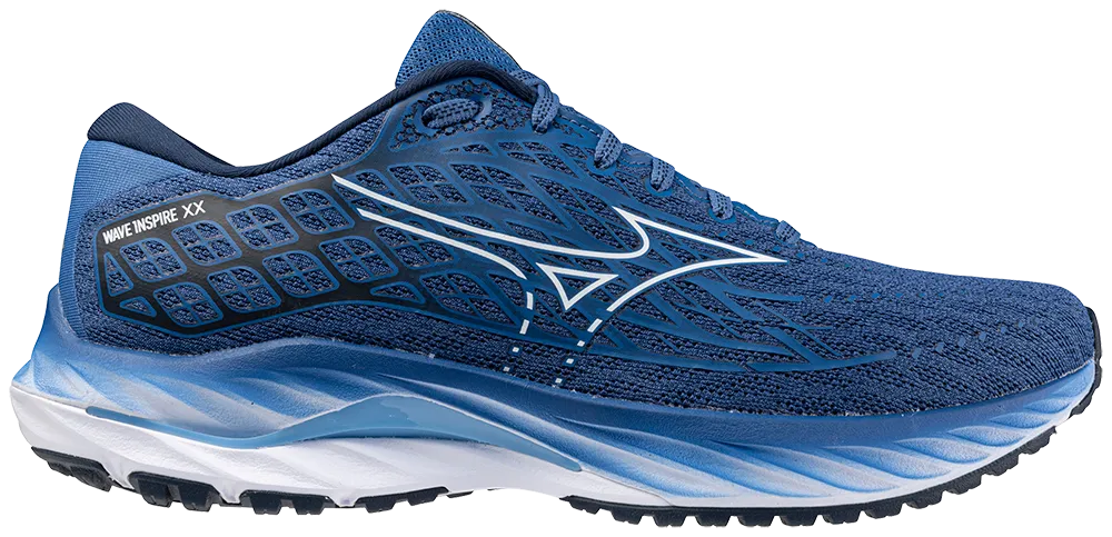 Mizuno Wave Inspire 20 - Navy/Black (2E Width) Men's