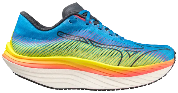 Mizuno Wave Rebellion Pro Bolt Ombre Blue Jet Blue Mens D Width