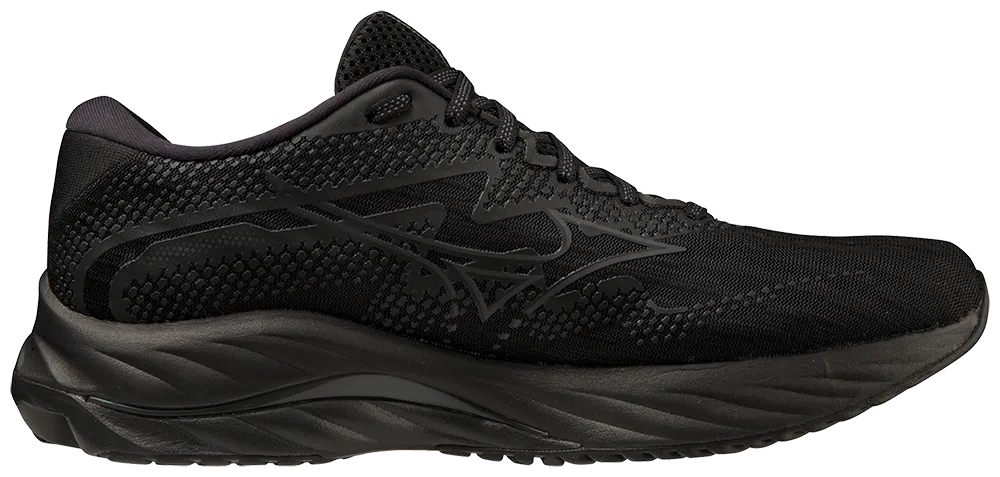 Mizuno Wave Rider 27 (2E) - Black or Ebony - Men's