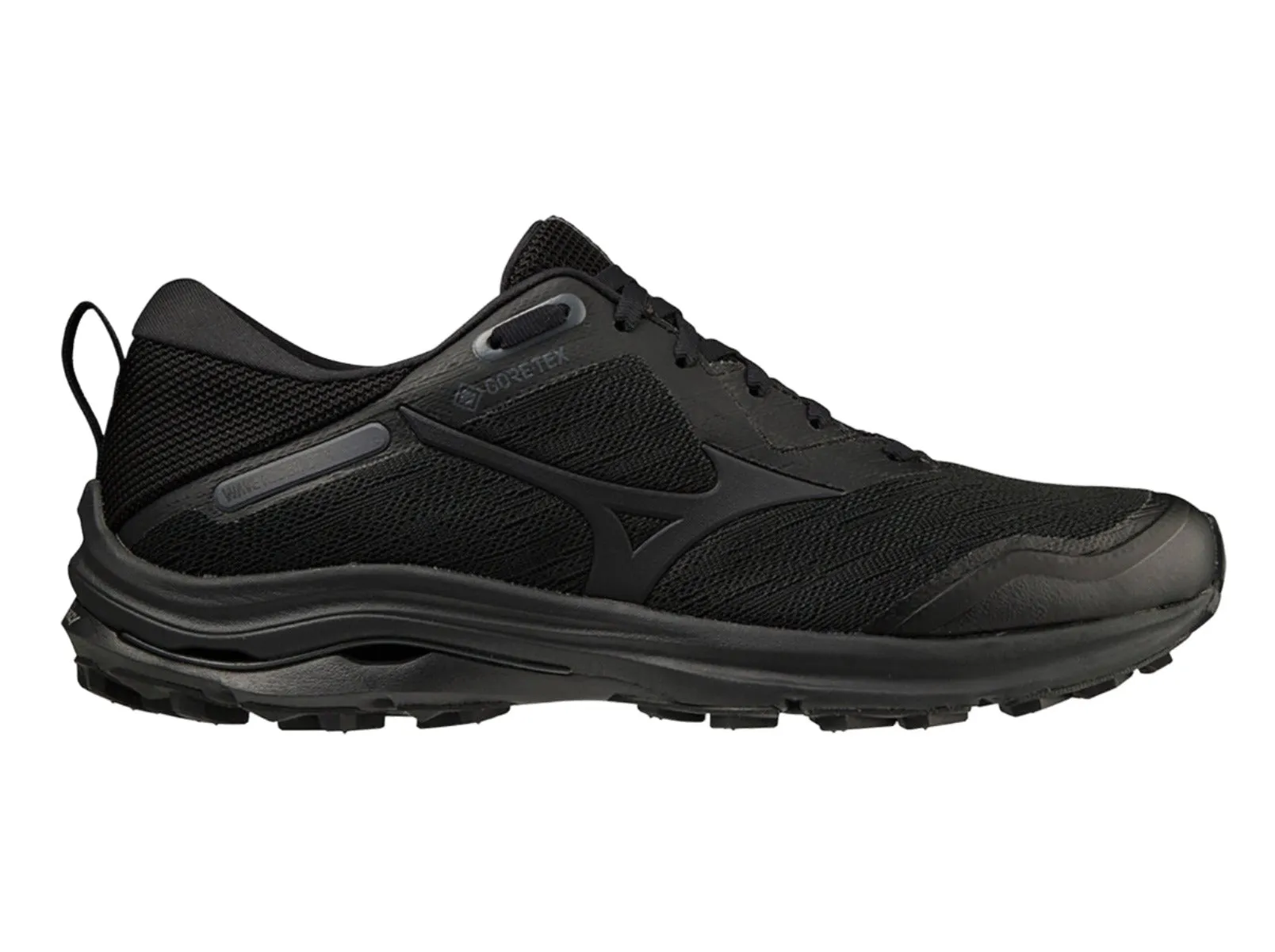 Mizuno Wave Rider D Width GTX - Black Black (Men's)