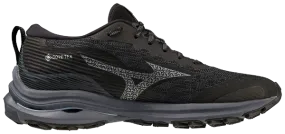 Mizuno Wave Rider GTX Black Ombre Blue Silverstar D Width Womens