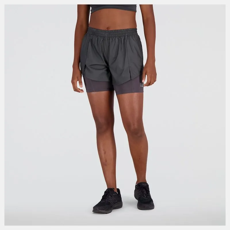 New Balance  Impact Run AT 2In1 Short - Pantaloncini da running - Bambino