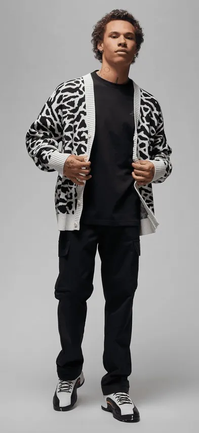 Nike | Leopard Patterns Unisex Street Style Logo Cardigans