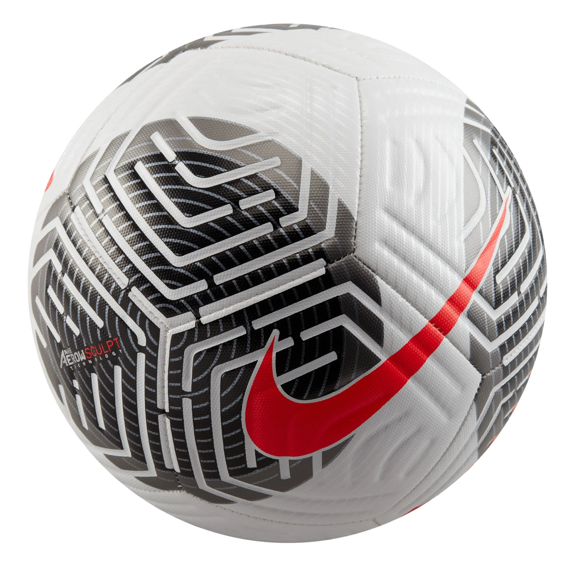 Nike Academy Soccer Ball White Black Bright Crimson