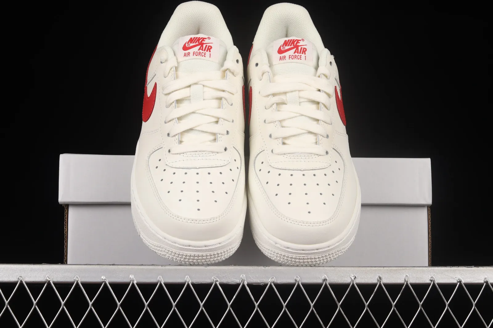 Nike Air Force 1 07 Low White University Red Shoes 315115-126