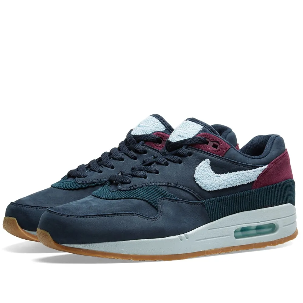 Nike Air Max 1Dark Obsidian, Cobalt & Ocean