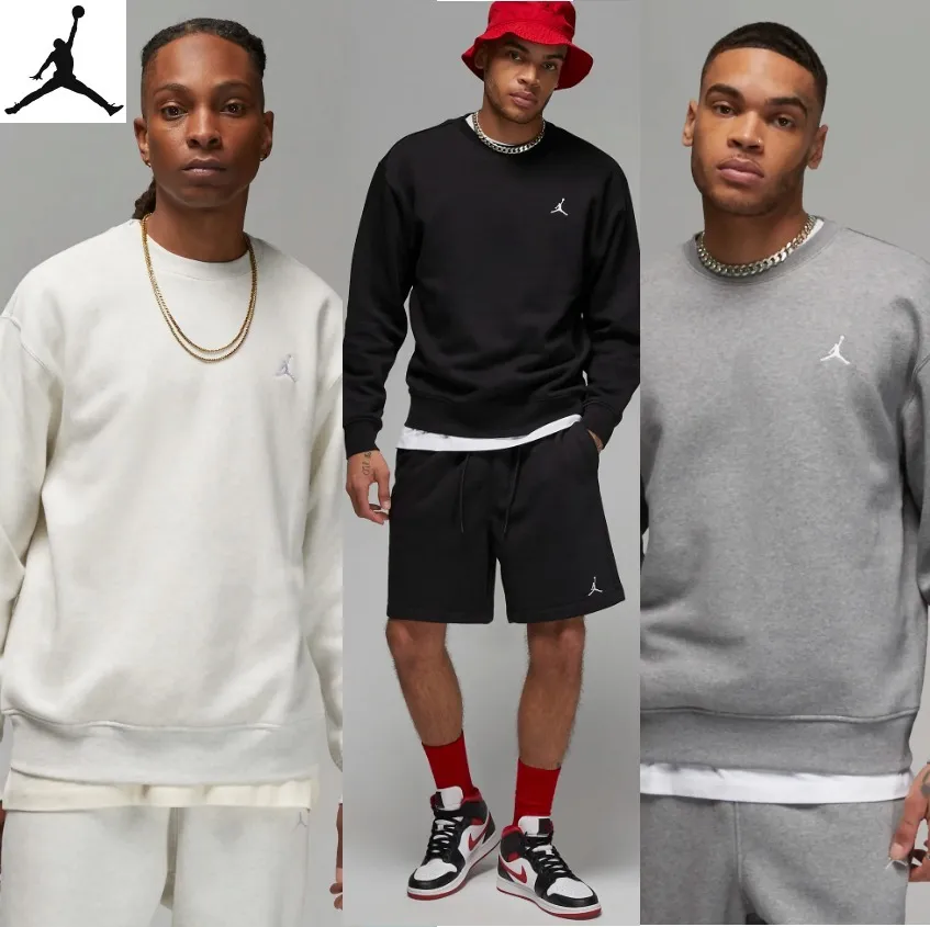 Nike Crew Neck Pullovers Long Sleeves Plain Sweatshirts