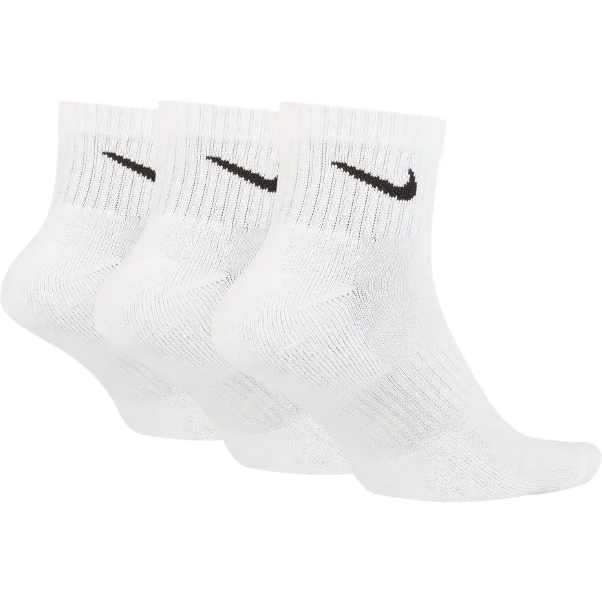 Nike Cushioned Ankle Sock 3 Pack | White | Buy Now