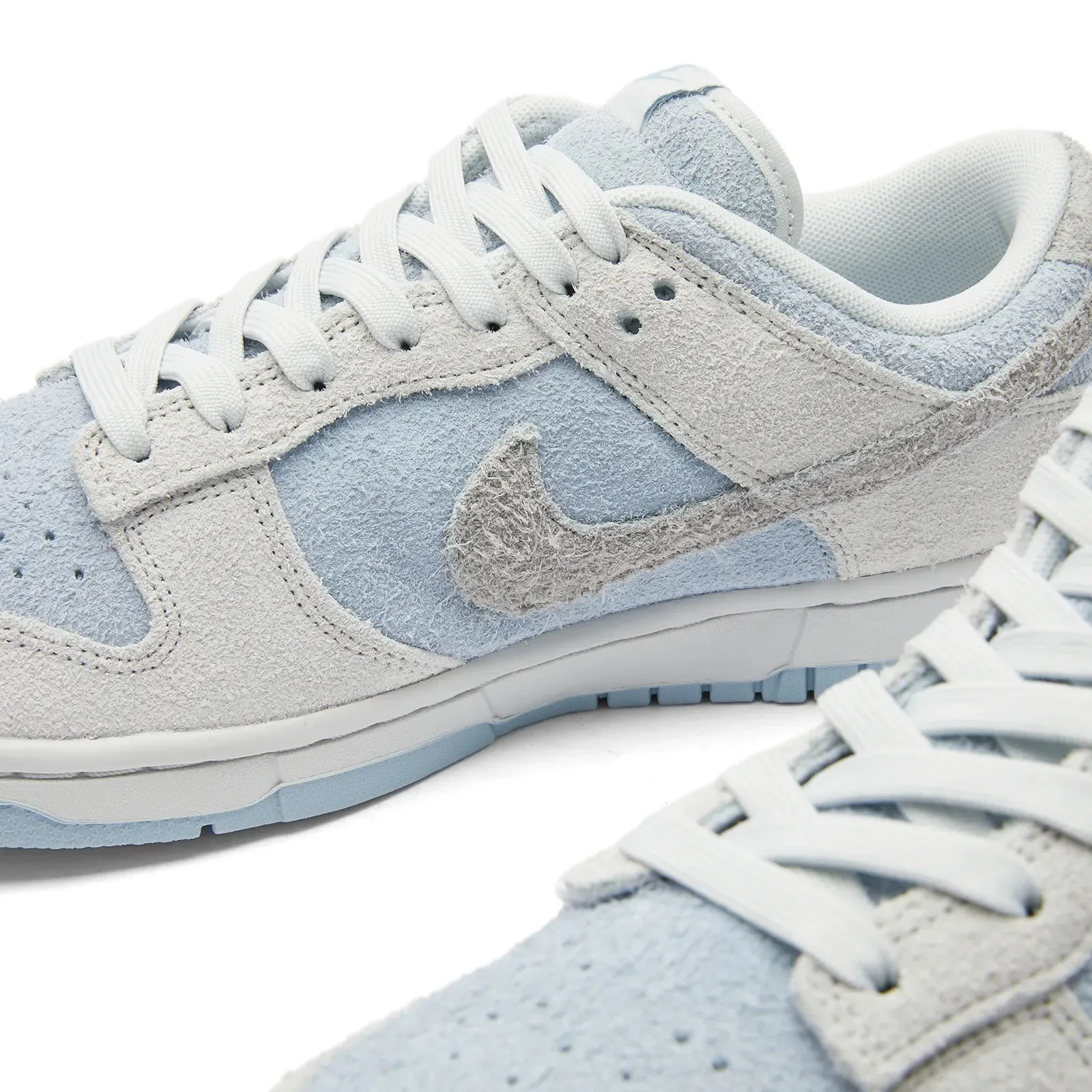 Nike Dunk Low Women's - Grey/Blue Furry