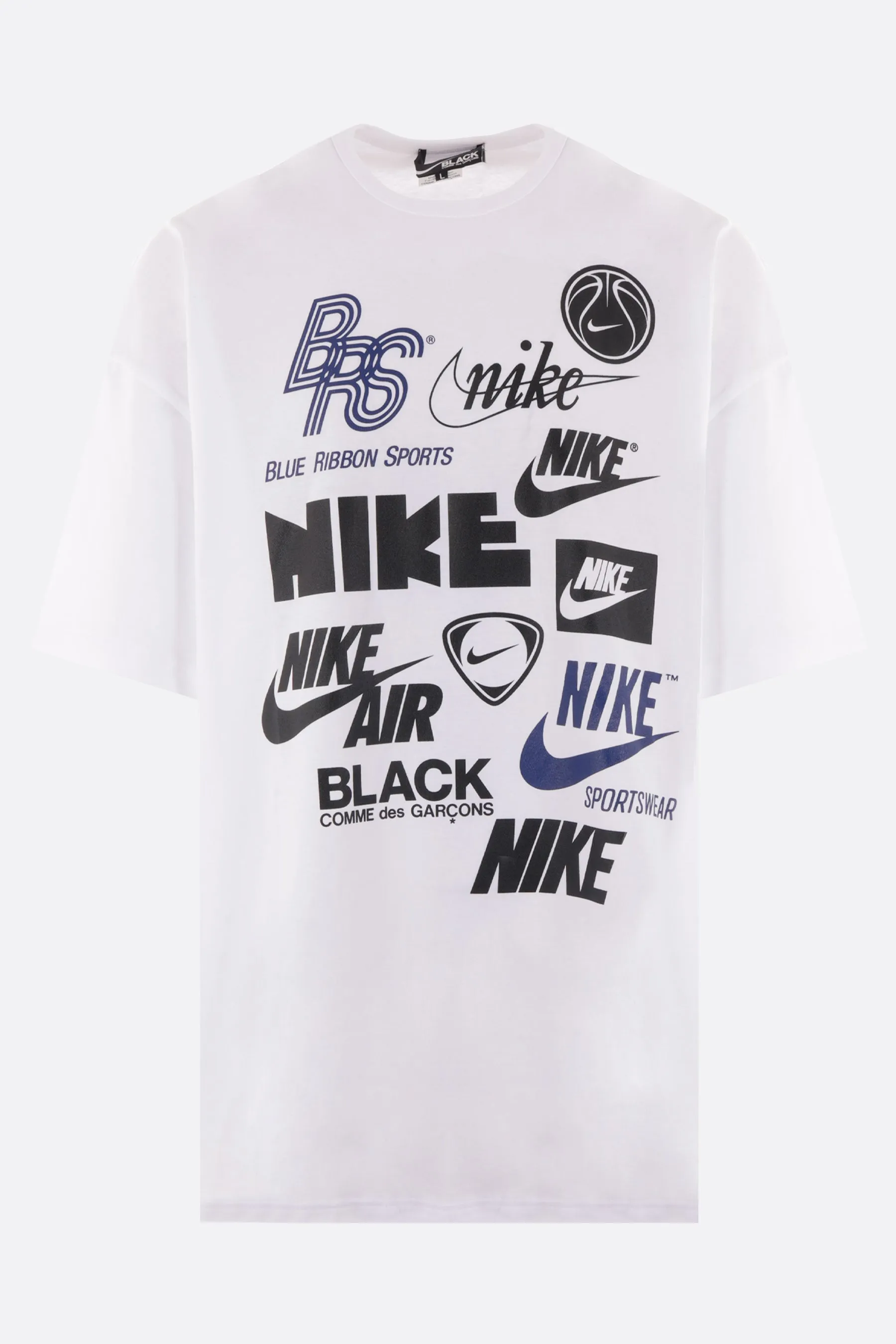 Nike logo printed cotton oversized t-shirt.