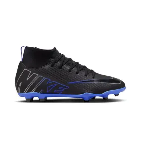 Nike Mercurial Superfly 9 Club FG Junior Football Boots | Black Chrome Hyper Royal