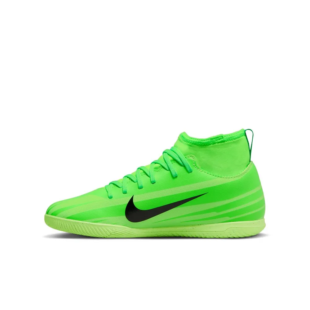 Nike Mercurial Superfly 9 Club Junior IC Indoor Football Shoes - Green Strike/Black