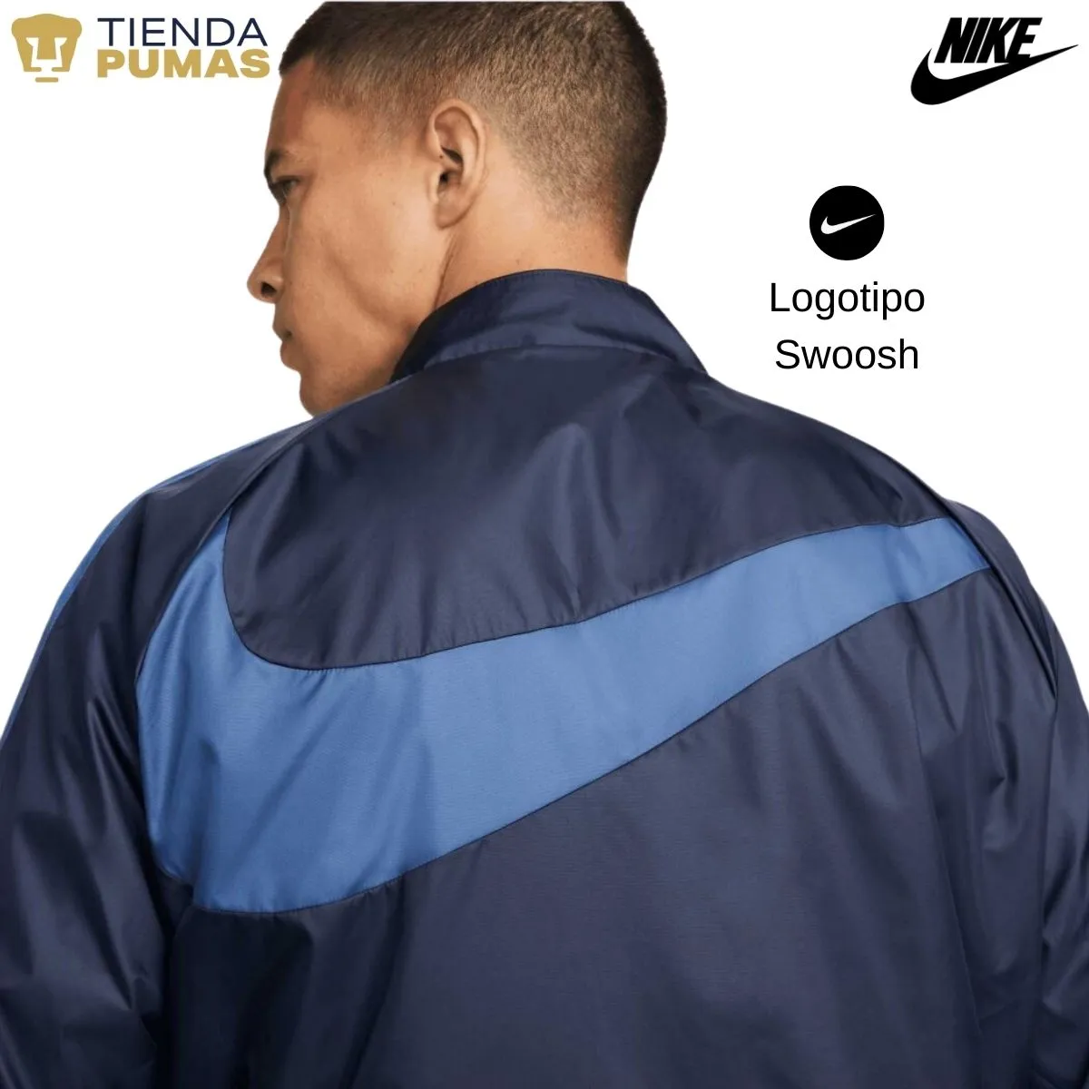 Nike Pumas UNAM men's football jacket, Repel Academy Awf.