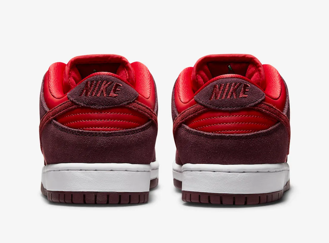 Nike SB Dunk Low Cherry Burgundy Crush Team Red DM0807-600