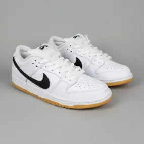 Nike SB Dunk Low Pro White/Black-White