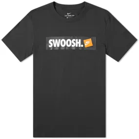 Nike Swoosh Box Logo TeeBlack & White