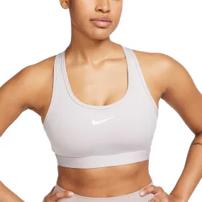 Nike Swoosh Dri-FIT Reggiseno Sportivo  Platinum Violet/White