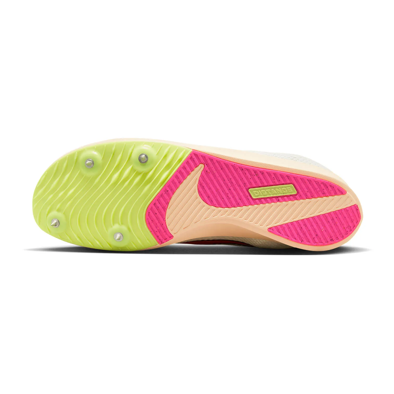 Nike Zoom Rival Distance Shoes - Sail/Fierce Pink/Light Lemon Twist