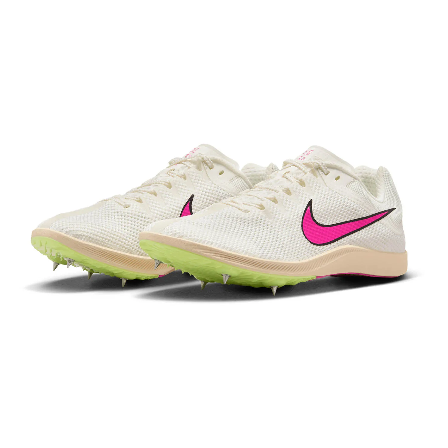 Nike Zoom Rival Distance Shoes - Sail/Fierce Pink/Light Lemon Twist