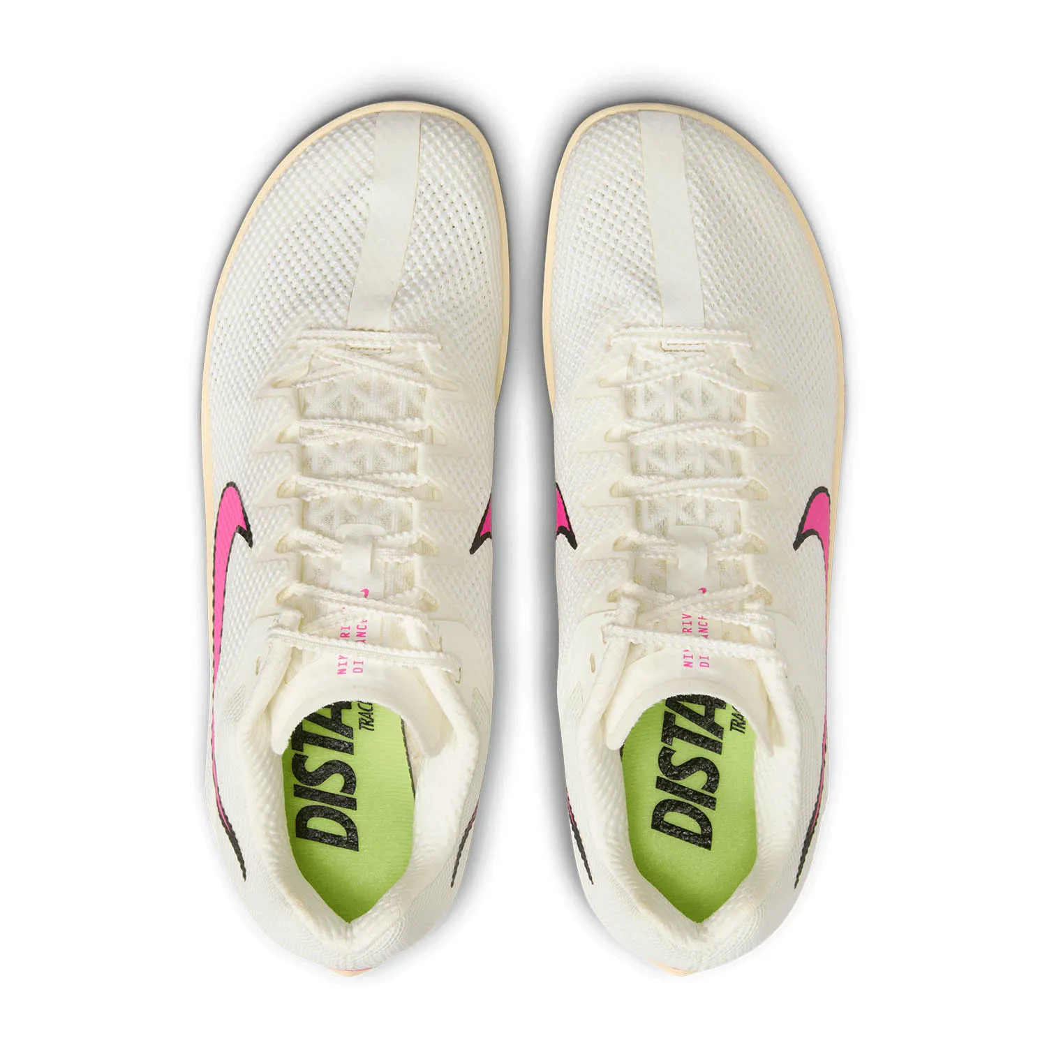 Nike Zoom Rival Distance Shoes - Sail/Fierce Pink/Light Lemon Twist