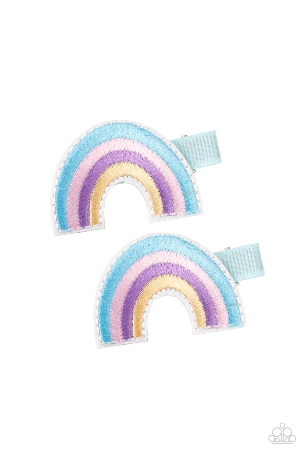 Paparazzi Blue Rainbow Hair Clip