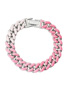 Pink Ombré Enamel Bracelet - Enamel Bracelet with Ombré Pink Shades.