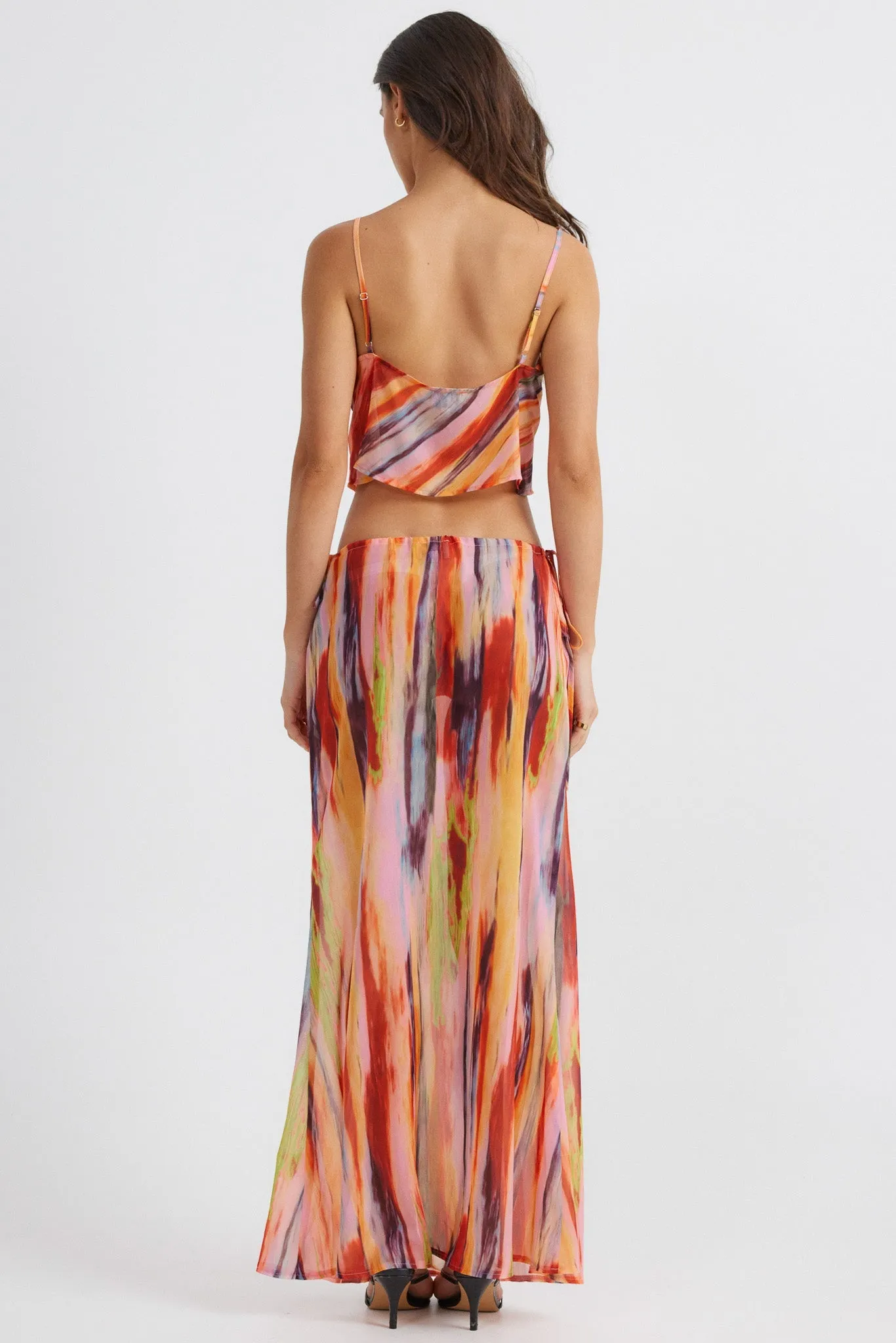 Printed Maxi Skirt - St Barts