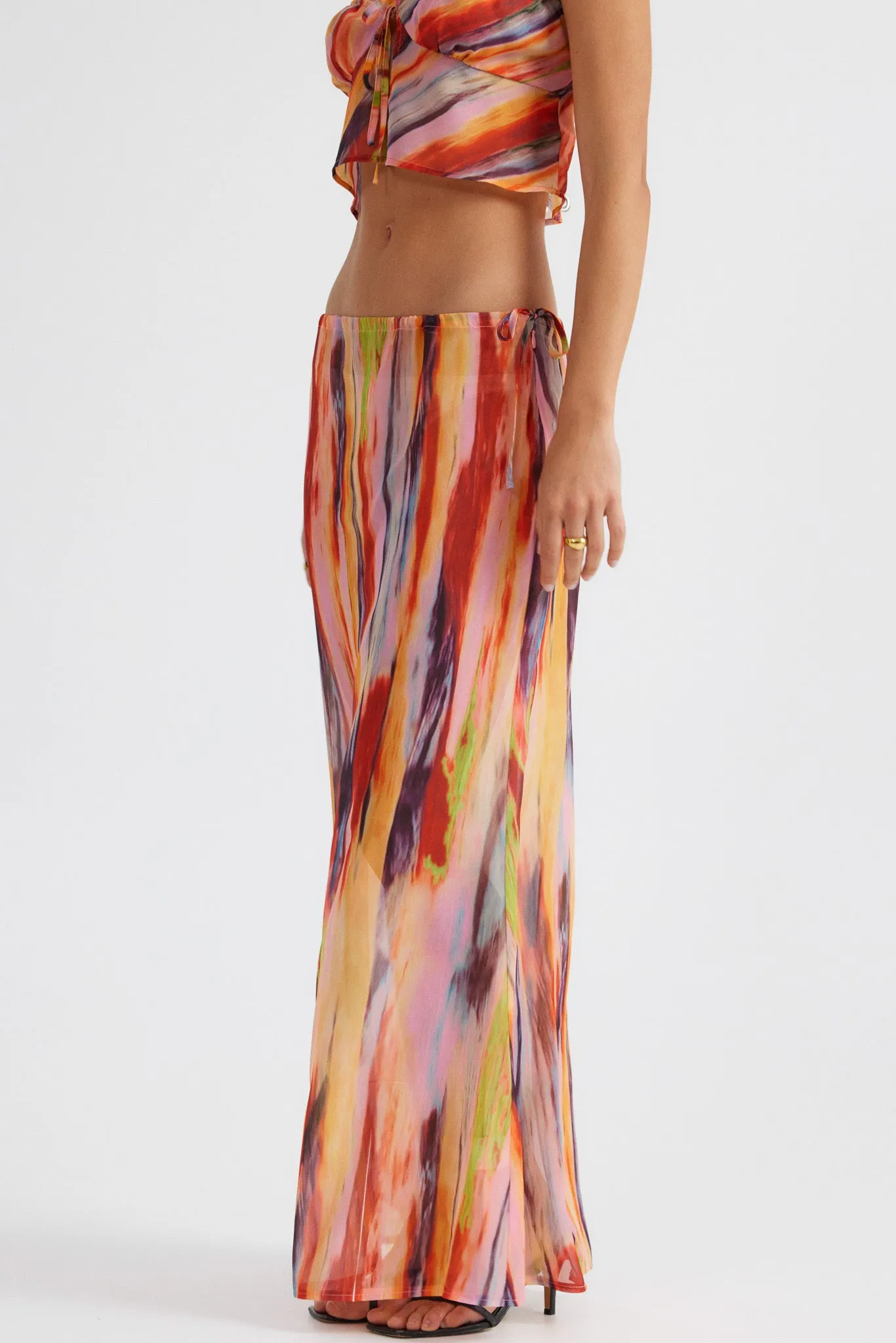 Printed Maxi Skirt - St Barts