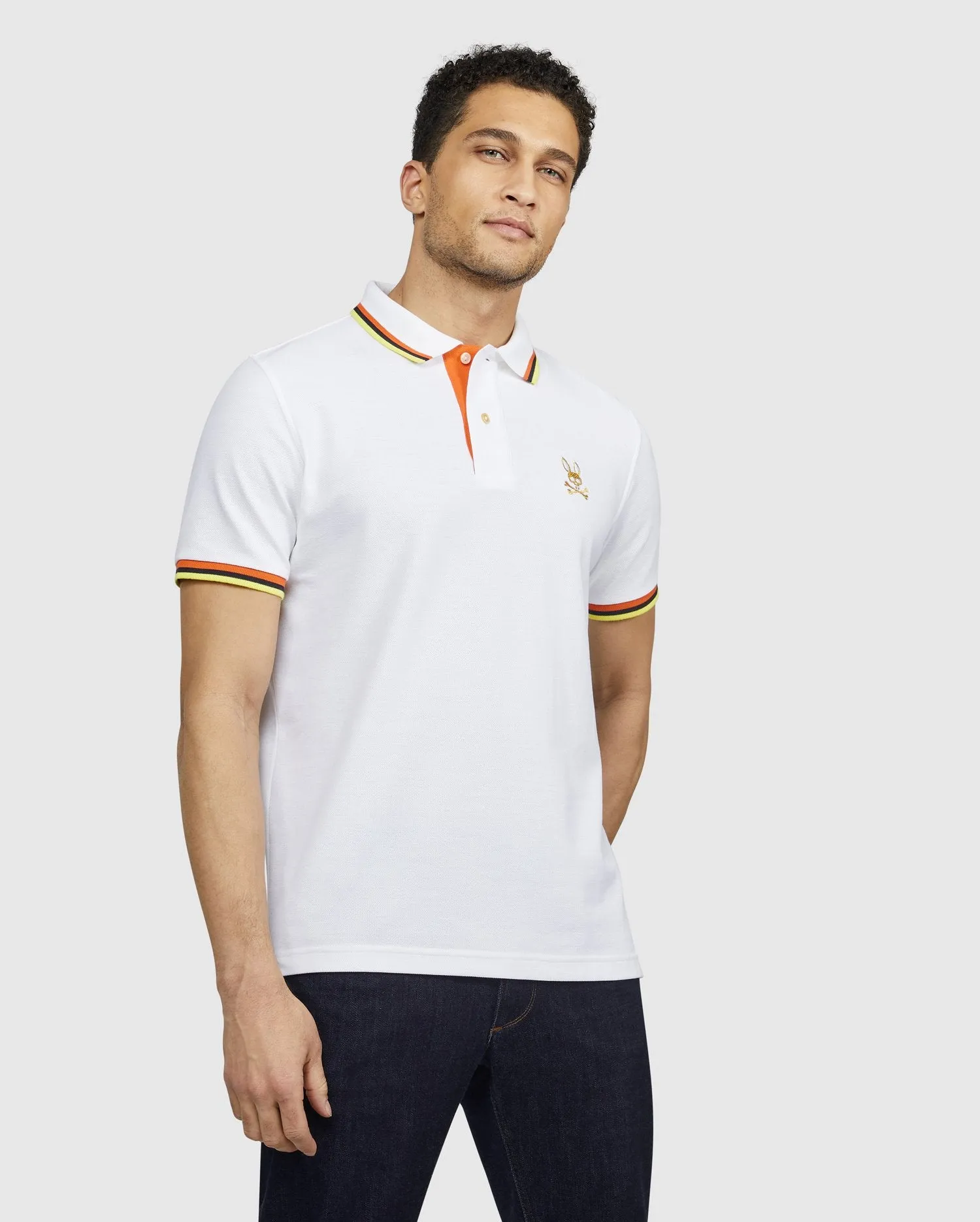 Psycho Bunny Men's St Barts Polo White - Buy Now!