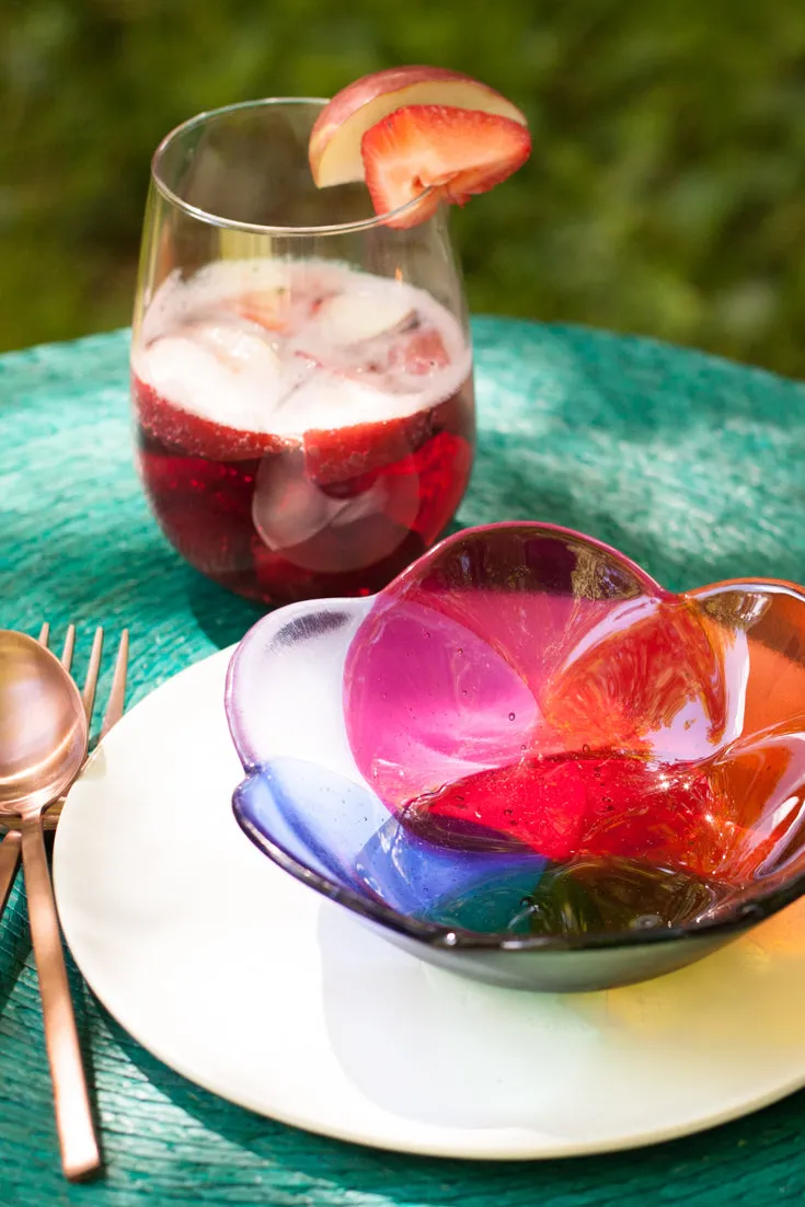 Rainbow Floral Bowl