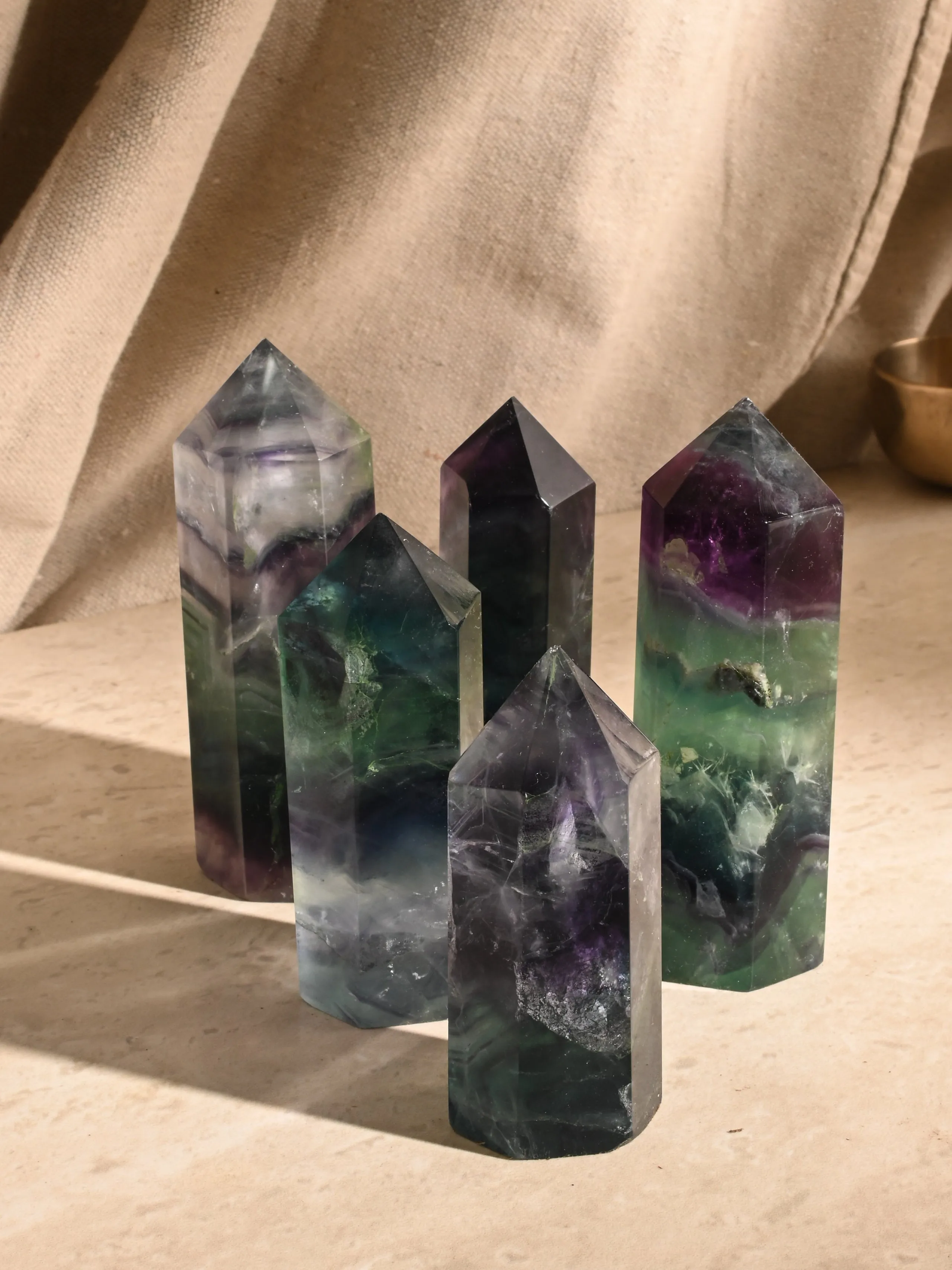 Rainbow Fluorite Tower