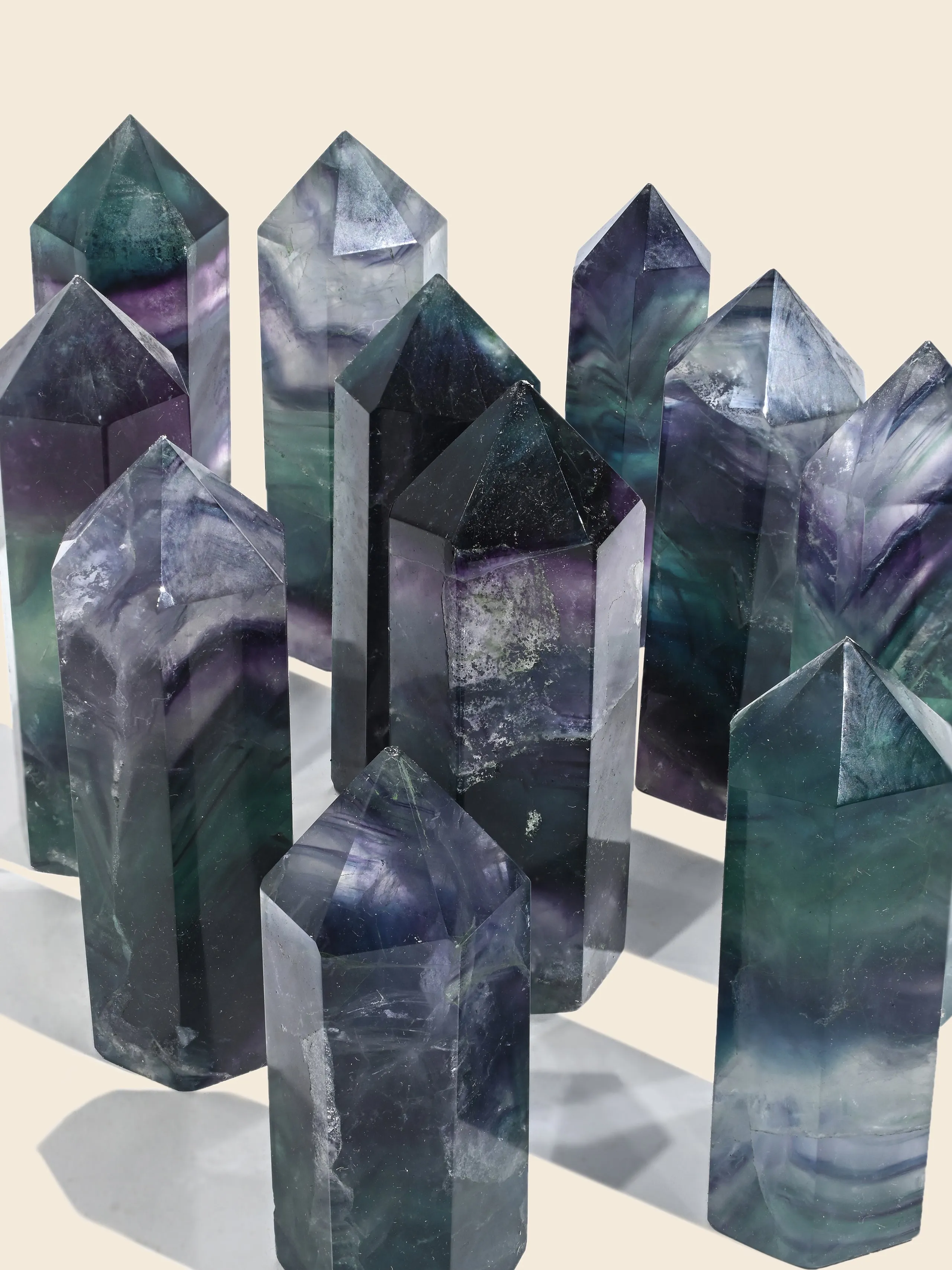 Rainbow Fluorite Tower