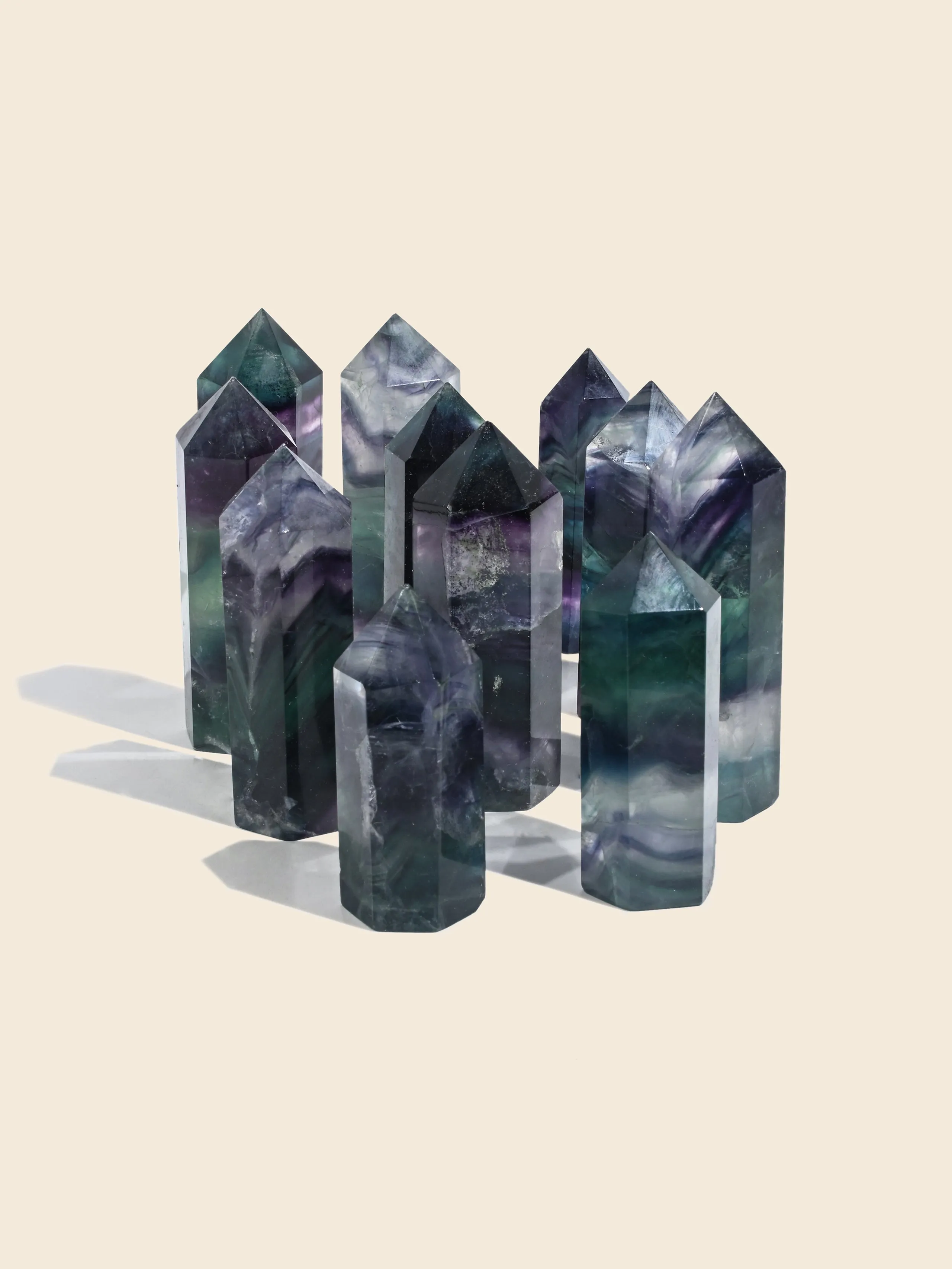 Rainbow Fluorite Tower