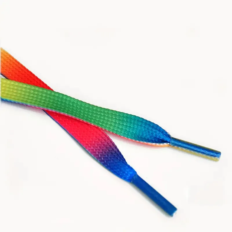 Rainbow Gradient Canvas Shoe Laces - SL001