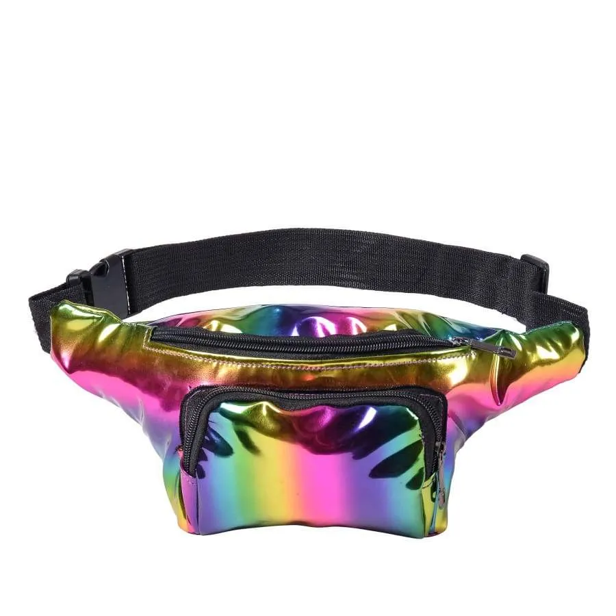 Rainbow Holographic Waist Pack.