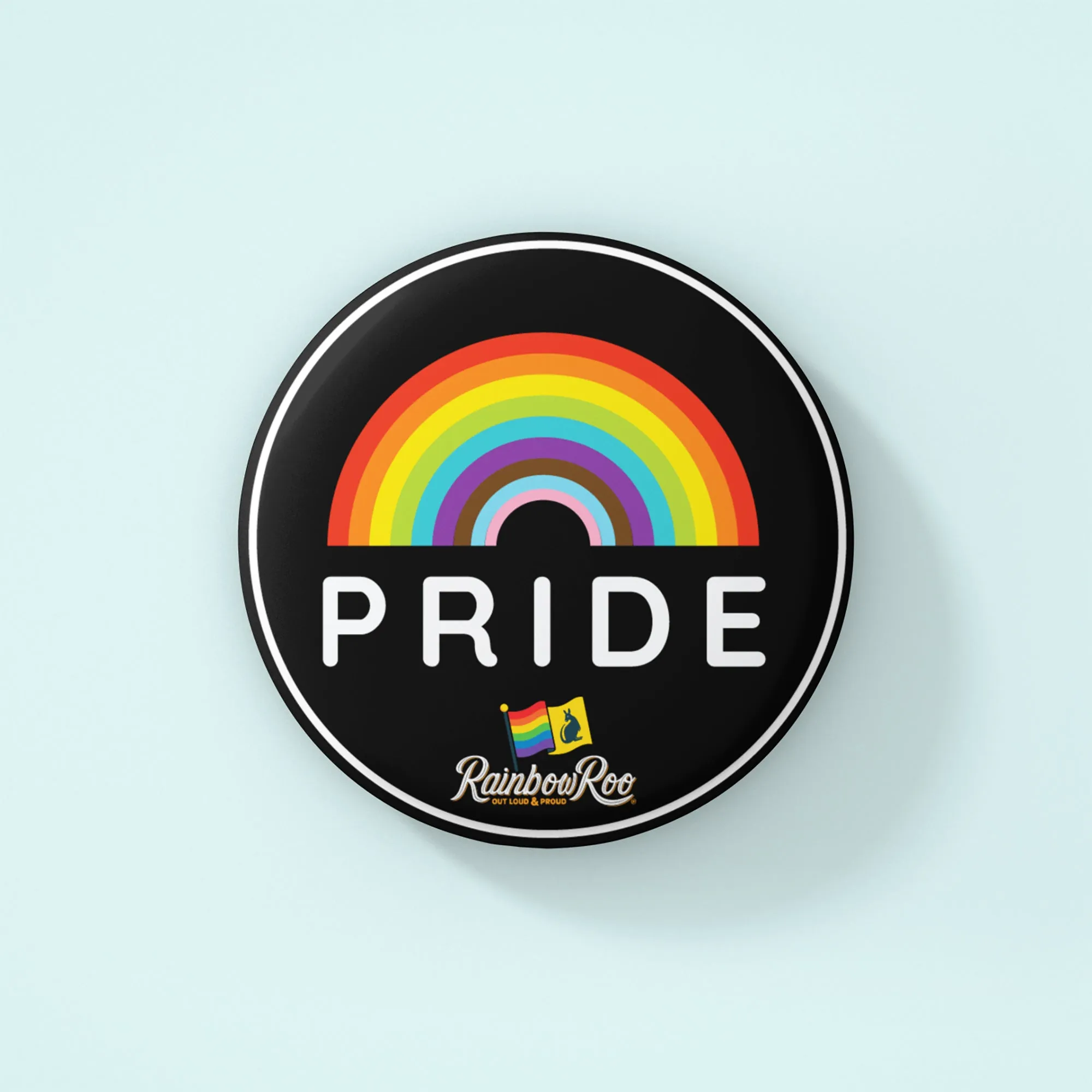 Rainbow Pride Badge Buttons