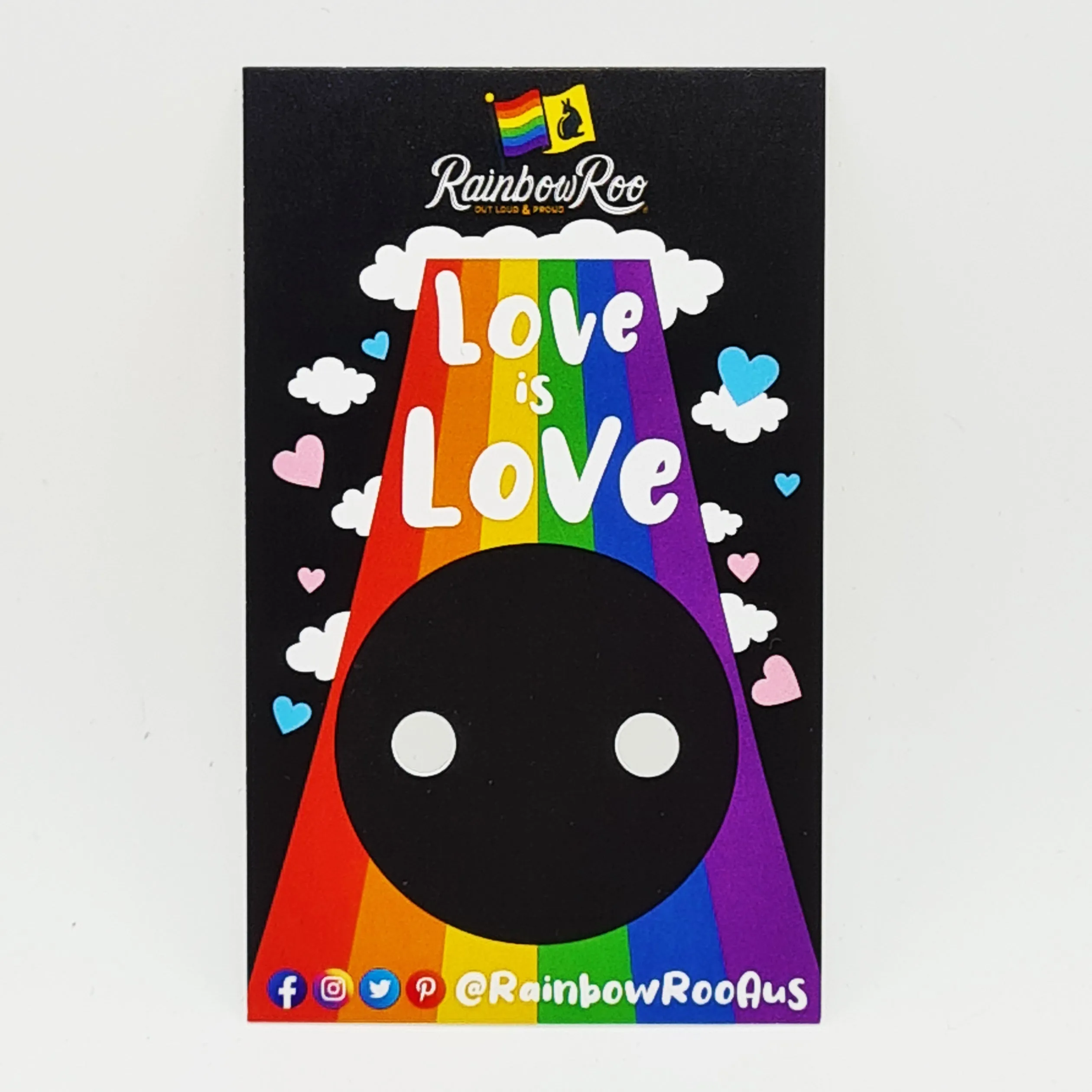 Rainbow Pride Badge Buttons