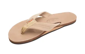 Rainbow sandals with thin sole and wide strap