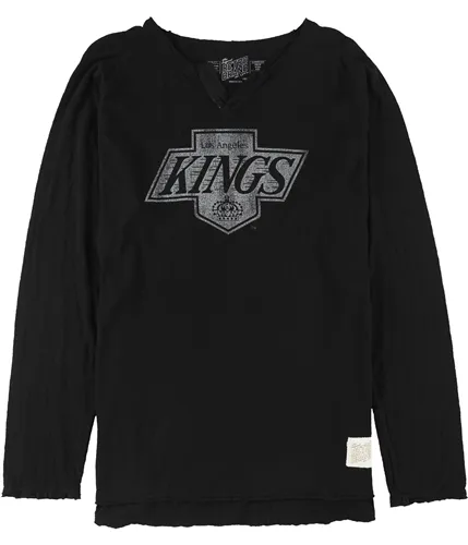 Retro Brand Womens Los Angeles Kings Slub Henley Shirt