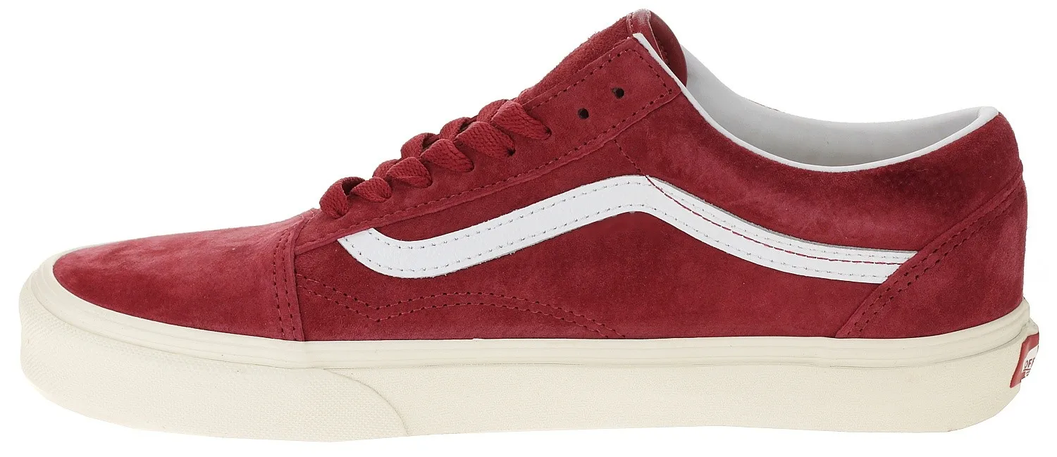 shoes Vans Old Skool - Pig Suede/Chili Pepper/True White