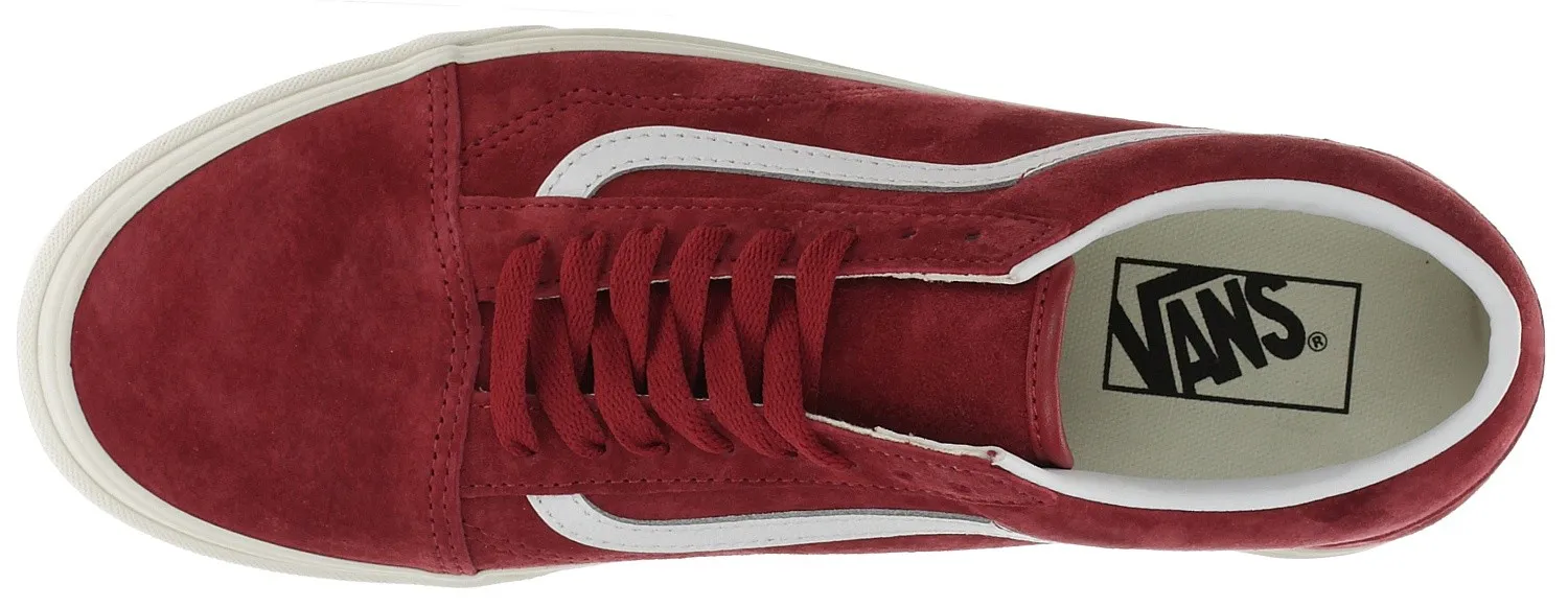 shoes Vans Old Skool - Pig Suede/Chili Pepper/True White