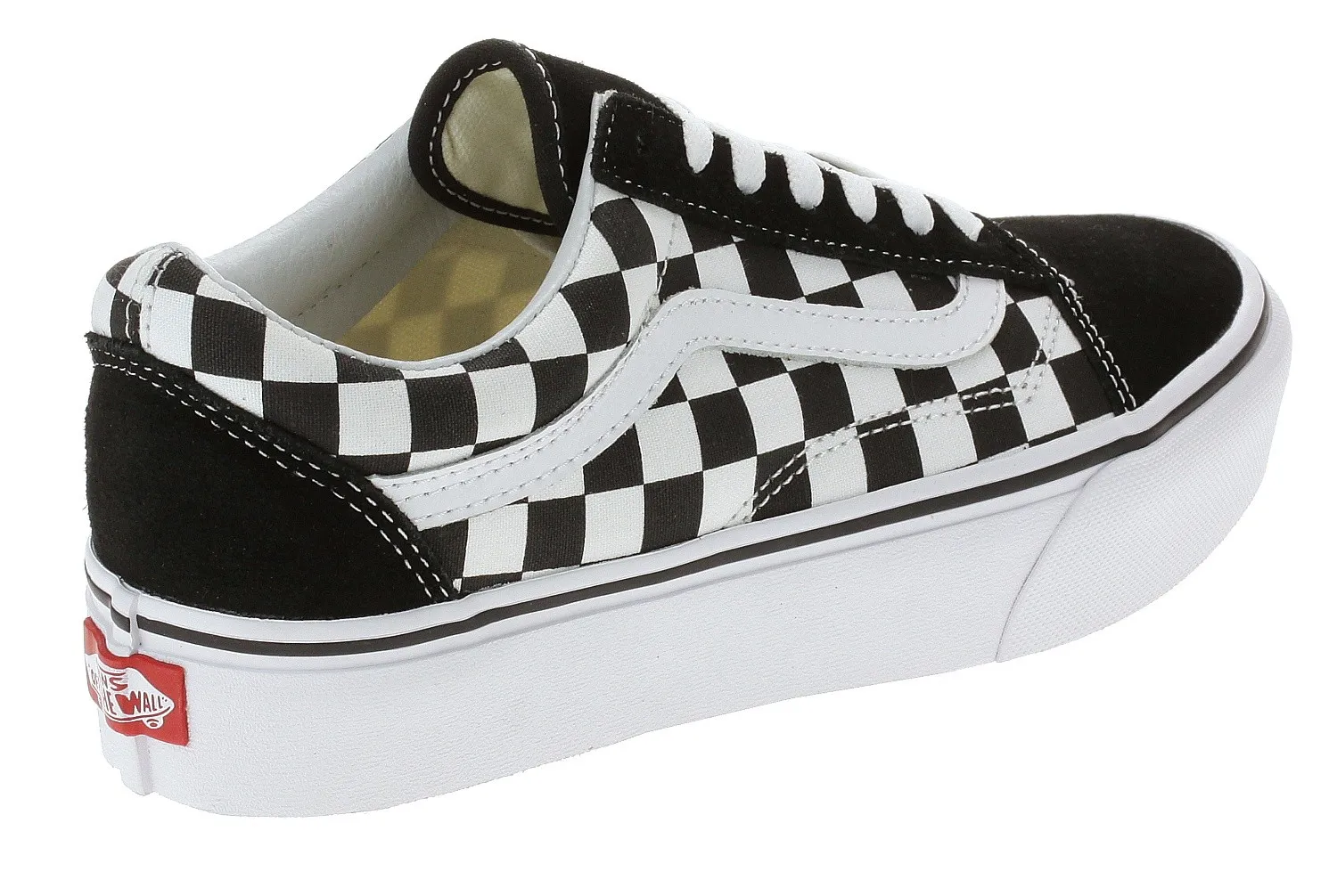 shoes Vans Old Skool Platform - Checkerboard/Black/True White