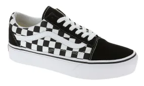 shoes Vans Old Skool Platform - Checkerboard/Black/True White