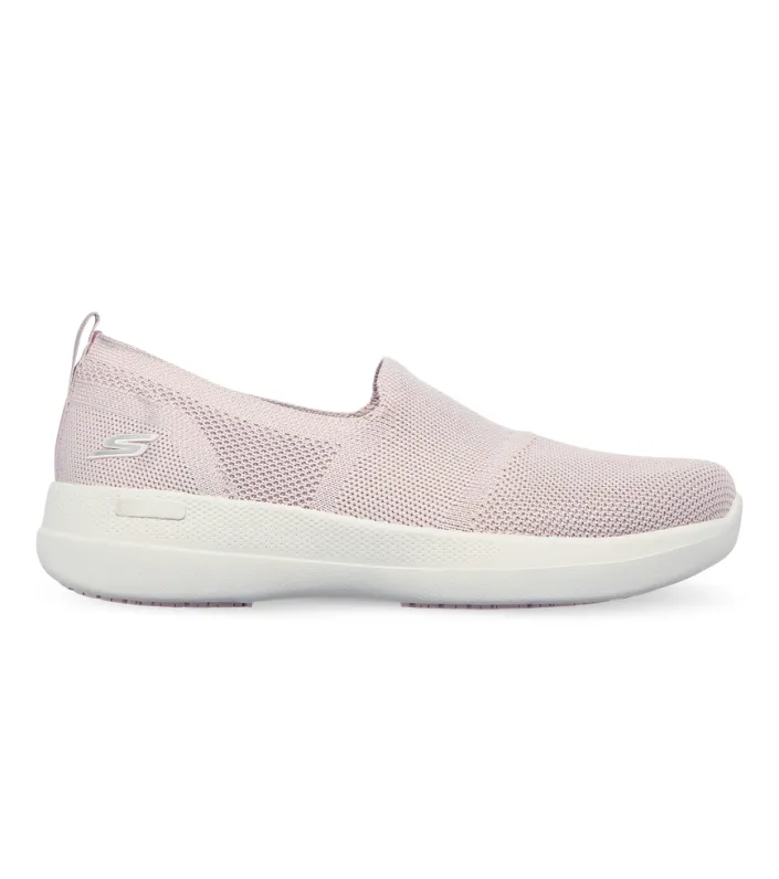 skechers go walk deluxe womens light pink