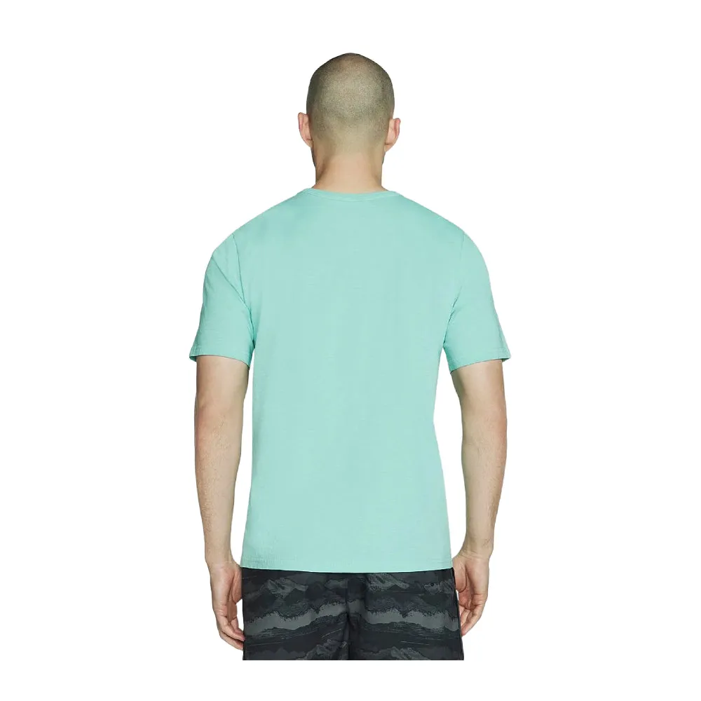 SKECHERS Men's Breeze Slub Pocket Tee (Light Mint)