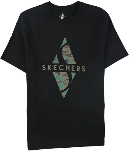 Skechers Mens Camo Diamond Graphic T-Shirt