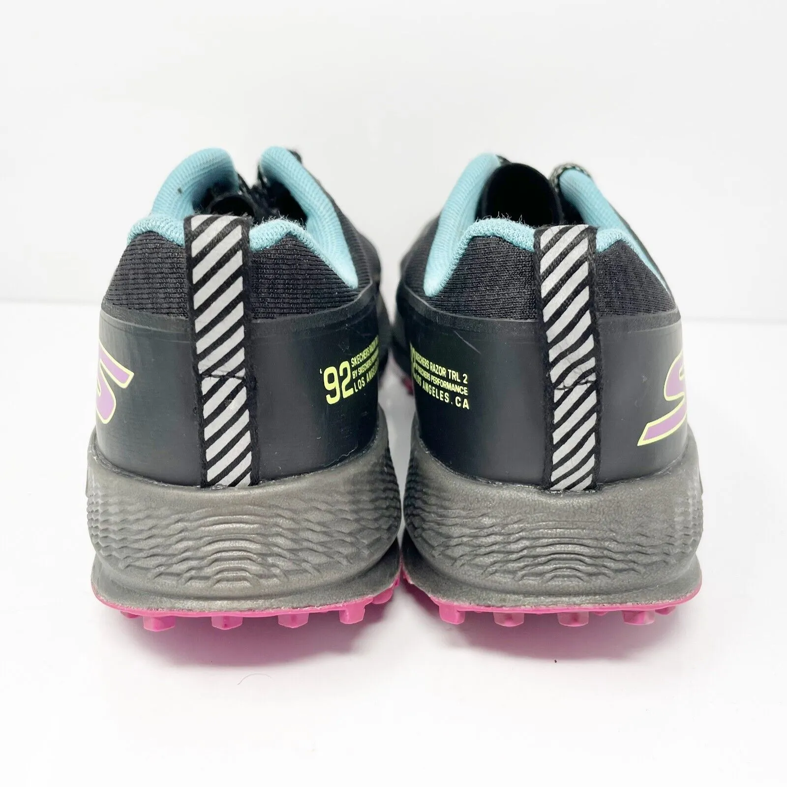 Skechers Womens Go Run Razor TRL 2 172077 Black Running Shoes Sneakers Size 10