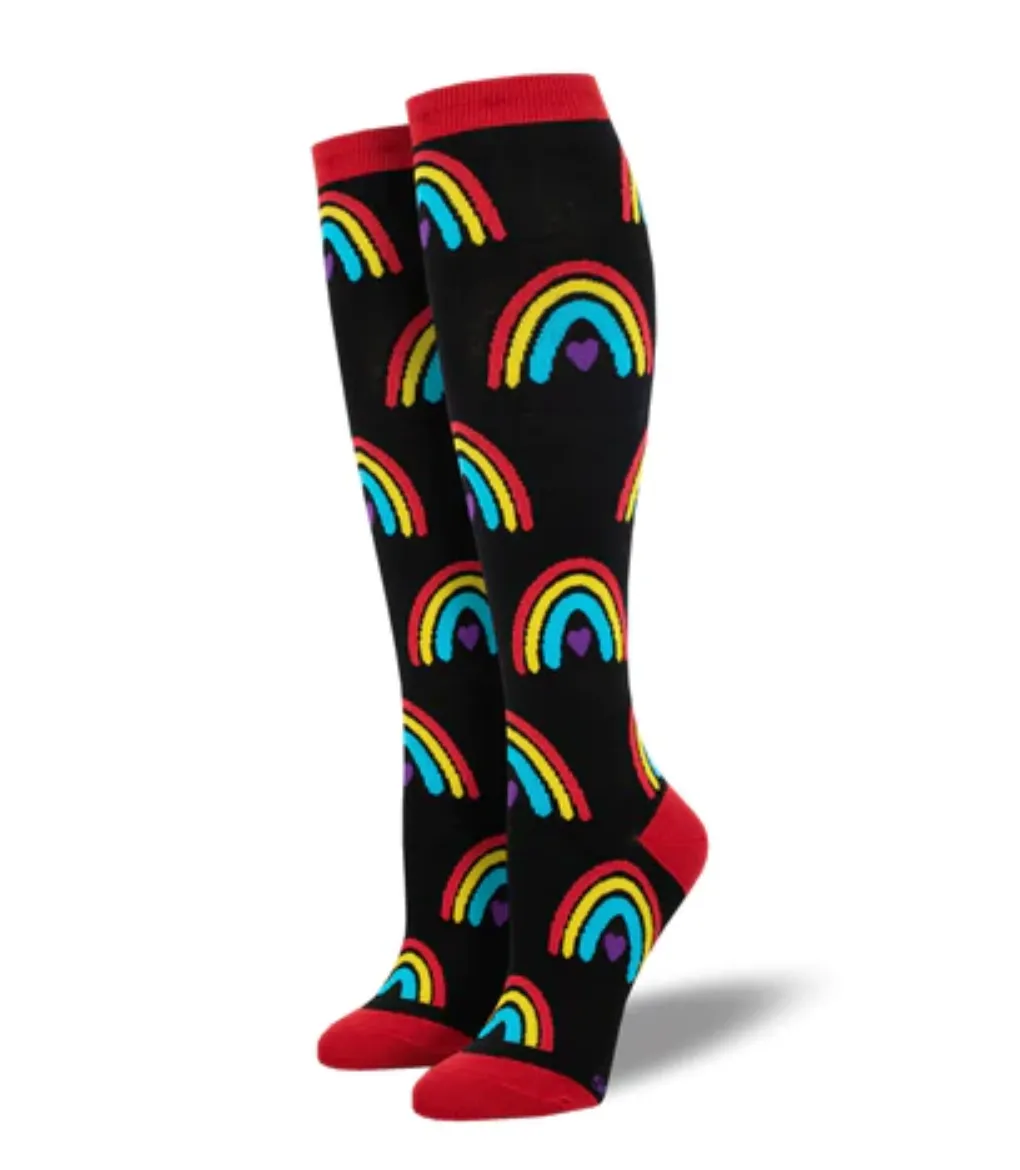 Socksmith graphic  cotton knee high, women's sizing