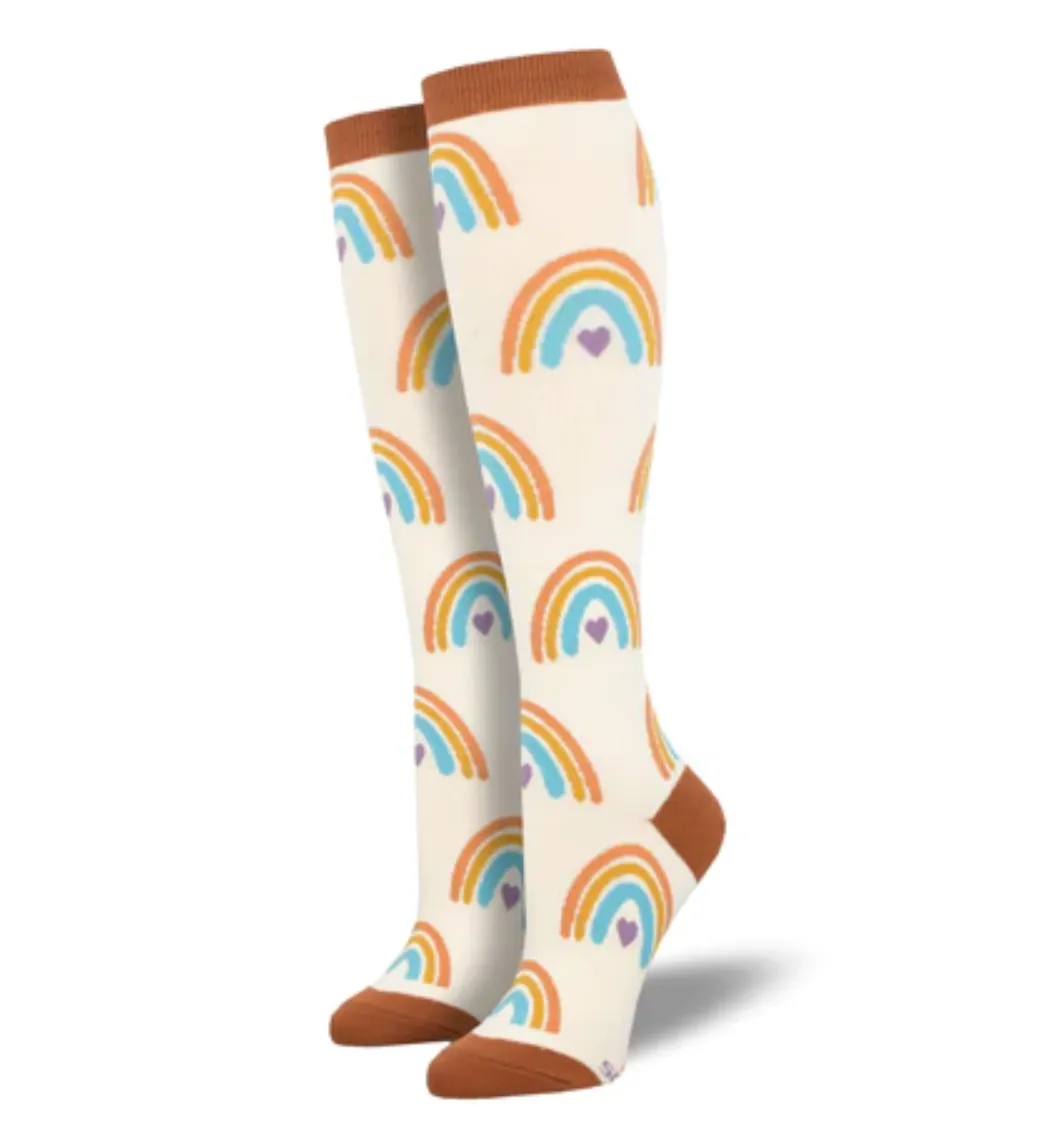 Socksmith graphic  cotton knee high, women's sizing