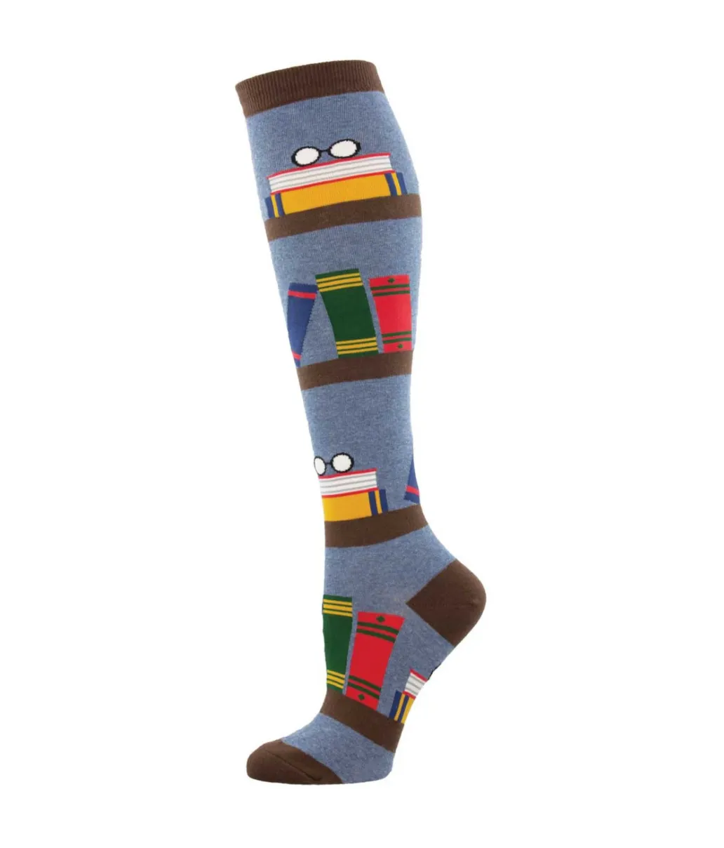 Socksmith graphic  cotton knee high, women's sizing